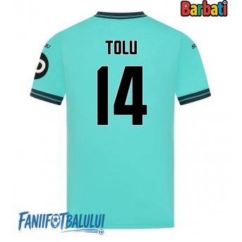 Wolves Tolu Arokodare #14 Tricou Fotbal Replică 2025-26 Barbati Deplasare